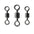 10pcs Eight-Character Swivel Connector Fishing